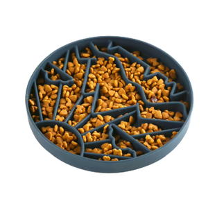 Bol en silicone à alimentation lente pour chiens avec design à picots surélevés, gamelle anti-glouton pour animaux de compagnie - Product Image 4