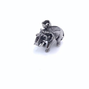 Colgante de Elefante de Acero Inoxidable para Hombre, Amuleto con Temática Animal para Uso Diario 216064 - Product Image 5