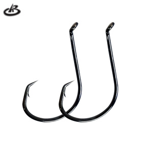 Móc đen cao Carbon thép bạch tuộc nước mặn câu cá móc 1 #2 #4 #<span class=keywords><strong>6</strong></span> #2/0 #3/0 #4/0 #5/0 #7/0 # - Product Image 1