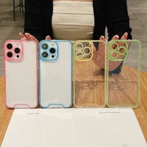 <span class=keywords><strong>Cover</strong></span> protettiva <span class=keywords><strong>trasparente</strong></span> al Neon fluorescente in <span class=keywords><strong>Silicone</strong></span> per <span class=keywords><strong>iPhone</strong></span> 15 14 <span class=keywords><strong>13</strong></span> Pro custodia per telefono - Product Image 3