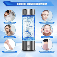 Tasse thermos démontable portative rechargeable intelligente de bouteille d'eau d'hydrogène pour l'hydratation de santé de voyage