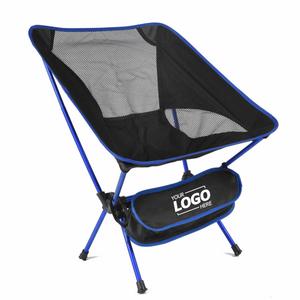 Silla Portátil de Camping Tipo Luna, Ligera, con Marco de Aleación de Aluminio, Tela Oxford, Plegable, con Impresión Serigráfica Promocional - Product Image 1