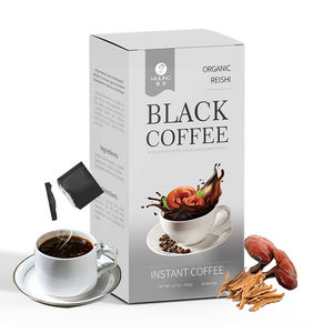 Seta capuchino de café instantáneo de etiqueta privada OEM (Reishi Ganoderma Lucidum) caja de crema de frutos secos de variedad amarga de azúcar - Product Image 2