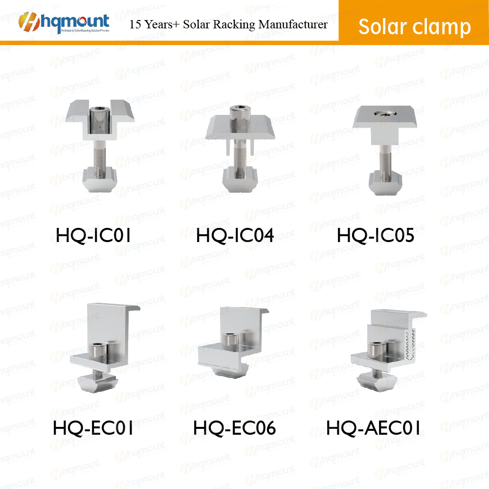 PV EndClip Rack Solar Panel Mounting Kit Ground Steel C Rail with Easy Install Middle Clamp Accessories Manufactured by EndClip · image 5