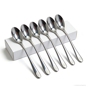 Cuchara para Huevos de Acero Inoxidable, Espejo, Ecológica, Apta para Lavavajillas, Fácil de Limpiar, para Desayuno, Aperitivos - Product Image 1