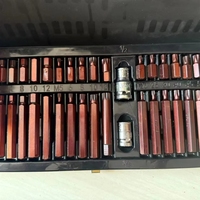 Kit d'outils à main de haute qualité de 40 pièces en bronze rouge avec personnalisation OEM et emballage en coffret rigide