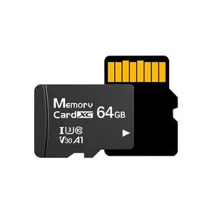Cartão de memória 64gb TF 128gb 64gb 32gb 16gb 8gb, fábrica na China, CE ROHS FCC mini cartão SD 128gb