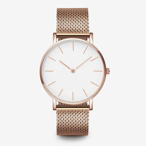 <span class=keywords><strong>Montre</strong></span>-bracelet Allston pour femme en acier inoxydable, design minimaliste doré, boîtier en alliage <span class=keywords><strong>de</strong></span> <span class=keywords><strong>luxe</strong></span>, bracelet en cuir, prix d'usine, soldes <span class=keywords><strong>de</strong></span> liquidation - Product Image 4