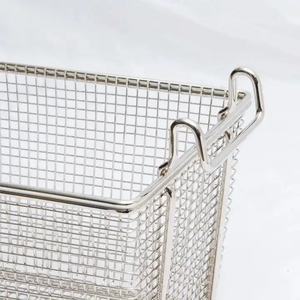 Đa Chức Năng Kim Loại Thép Pháp Chip Chiên Phục Vụ Thực Phẩm Dây Lưới Sâu Fry Giỏ Với Xử Lý - Product Image 3