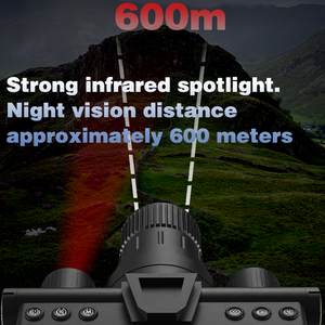 Caméra numérique de chasse <span class=keywords><strong>avec</strong></span> vision nocturne infrarouge 4K, zoom 8x, carte TF 512 Go en option, batterie lithium intégrée 3000 mAh - Product Image 3