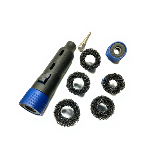 TAIWAN CALIBRE Kit d'outils de nettoyage pour goujons de roue et écrous de moyeu automobiles - Compatible perceuse sans fil/clé à chocs, souple pour - Product Image 1