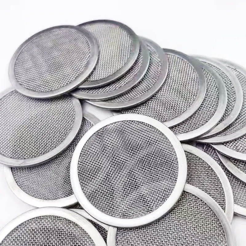 1- 3500 mesh high precision stainless steel wire mesh round filter screen disc