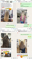 Extensions de Cheveux Humains 100% Remy à Double Traitement, Kératine Micro Liens I-Tip, Cheveux Bruts Russes, pour Salon de Coiffure