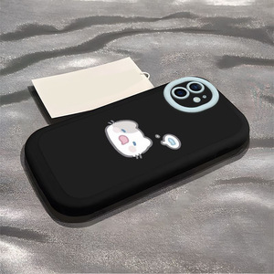 Cặp vợ chồng vật nuôi phong cách Kitten Mất Tích Cá cho Iphone 17 16 15 14 13 Pro Max trường hợp đơn giản dễ thương cho sử dụng hàng ngày kịch bản - Product Image 2