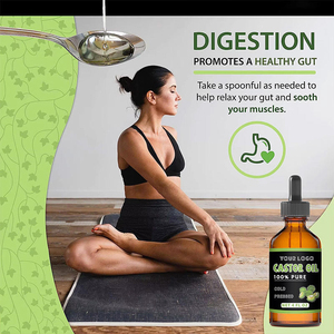 Suplementos de Marca Privada OEM, Gotas de Aceite de Ricino que Promueven un Intestino Saludable y Músculos Relajados, Cuidado del Cabello, Crecimiento de Uñas - Product Image 4