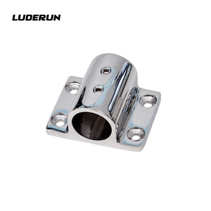 Base de tuyau en acier inoxydable 316, raccord de montage sur pont marin pour bateau, yacht, matériel de remplacement et de réparation - Product Image 4