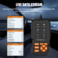 Escáner OBD2 Avanzado, Lector de Códigos Profesional, Analizador de Datos en Tiempo Real, Herramienta de Diagnóstico, Reiniciador de Luz de Advertencia del Motor