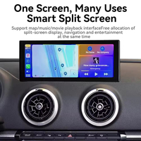 Écran OLED 4K sans fil 10,25 pouces 8 cœurs Android 14 pour tableau de bord de voiture avec Carplay, lecteur MP3 vidéo multimédia GPS, prix usine AUDI A3
