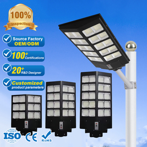 <span class=keywords><strong>Éclairage</strong></span> de jardin extérieur étanche Ip66 lampadaire en aluminium 500w 1000w 1500w 2000w intégré tout en un lampadaire solaire LED - Product Image 1