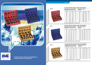 Fabrication en usine divers bon prix ajusteur de chaîne en caoutchouc NBR Kit de joints toriques en silicone assortis durables Kits de joints toriques - Product Image 3