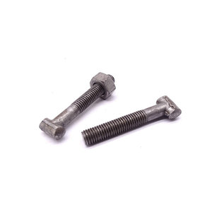 สลักเกลียวเหล็กชุบสังกะสีคุณภาพสูง T-Bolt M6*30 มม. หัวแบน CNC พร้อมข้อต่อเหล็กคาร์บอนหกเหลี่ยมสำหรับนั่งร้าน - Product Image 4