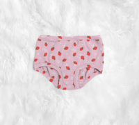 Sous-vêtements en viscose de bambou à 95% avec imprimé de dessins animés pour enfants, filles, sous-vêtements pour enfants
