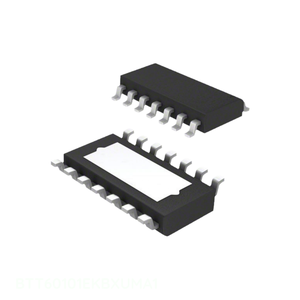 การจัดการพลังงาน (PMIC) BTT60101EKBXUMA1 14 solc (ความกว้าง0.154 "3.90มม.) ชิ้นส่วนวงจรอิเล็กทรอนิกส์แผ่นสัมผัส - Product Image 1