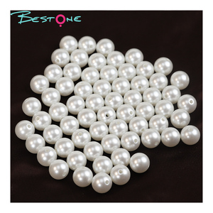 BESTONE Venta al por mayor Stock 65 piezas Blanco 16mm Perlas de plástico - Product Image 3