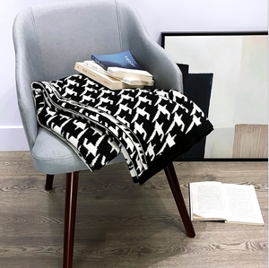 100% Cotton Knitted Throw <strong>Blanket</strong> Patterns Decorative Woven <strong>Blanket</strong> Lightweight and Soft Cozy Geometric <strong>Woolen</strong> Solid 1250g/pc,1 - Product Image 3