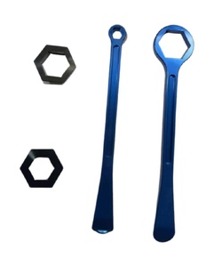 ชุดเครื่องมือซ่อมยางรถจักรยานยนต์ขนาด 32 มม. 27 มม. 22 มม. 10 มม. 12 มม. ทำจากอลูมิเนียมอัลลอยด์แบบนุ่ม ใช้ได้กับรถจักรยานยนต์ทั่วไป ประแจขันน็อตล้อแบบหกเหลี่ยม - Product Image 3