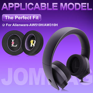 Per alieno Alienware Cover <span class=keywords><strong>cuffia</strong></span> AW310H paraorecchie AW510H <span class=keywords><strong>cuffia</strong></span> AW988 magico ghiaccio panno di <span class=keywords><strong>seta</strong></span> auricolari <span class=keywords><strong>in</strong></span> schiuma - Product Image 2