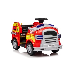 Camion de pompiers électrique pour enfants, une place, <span class=keywords><strong>batterie</strong></span> 12V, jouet pour enfants de 2 à 5 ans - Product Image 5