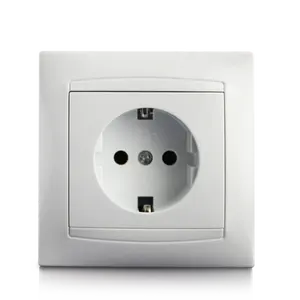 DELIXI EU Good Quality Indoor House 1 2 3 gang light switch 16A PC 220v european usb sockets Switches outlet