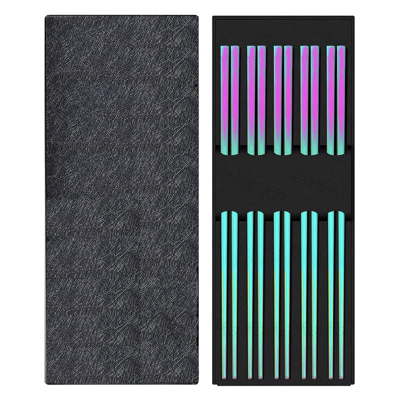 Iridescent Plain Colors, 5-Pair Box