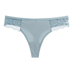 Mutandine da <span class=keywords><strong>donna</strong></span> Sexy in puro cotone di alta qualità <span class=keywords><strong>perizoma</strong></span> da <span class=keywords><strong>donna</strong></span> slip da <span class=keywords><strong>donna</strong></span> in pizzo di cotone filettato confortevole - Product Image 4