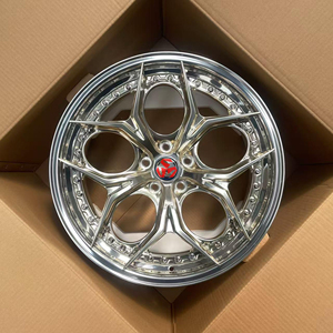 Ruedas SJ de Alto Rendimiento con Acabado Dorado Congelado, Forjadas, Cóncavas, Plateadas y Pulimentadas, 21x11.5 5x130 para Porsche 911 Turbo <span class=keywords><strong>GT3</strong></span> RS Supercar - Product Image 5