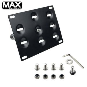 Per <span class=keywords><strong>BMW</strong></span> <span class=keywords><strong>E31</strong></span> E36 E38 E39 E46 E52 di Alluminio Auto Paraurti Anteriore Targa Staffa di Montaggio Gancio di Traino Adattatore del Supporto cornice di licenza - Product Image 3