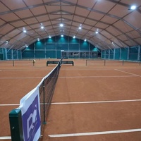 Tentes de sport en aluminium à toit polygonal incurvé en forme de pêche, pour terrain de basket-ball, tennis, football, gymnase, équitation, arène, chapiteau
