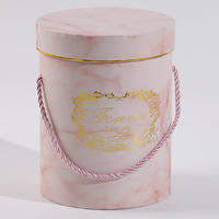 Boîte à chapeau ronde en papier mignonne en gros pour cadeaux, fleurs, cylindres, faveurs de mariage, bonbons