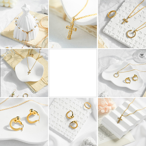 Ornamenti Decorativi in Gesso Bianco per Nail Art, Espositore per Gioielli e Collane, Sfondo per Fotografia - Product Image 6