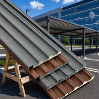 Tuiles de panneaux sandwich en aluminium pour toiture, ignifuges, légères, écologiques, isolation thermique pour chambre froide, imperméables, insonorisées