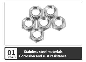 Tuerca empotrada de acero inoxidable 304, cierre automático, M3, M4, M5, M6, - Product Image 4