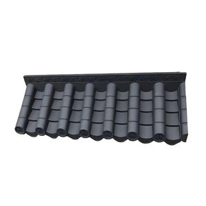 Tuiles <span class=keywords><strong>de</strong></span> toit en plastique <span class=keywords><strong>de</strong></span> style chinois en HDPE, feuille <span class=keywords><strong>de</strong></span> plastique décorative, résine artificielle PP, tuiles <span class=keywords><strong>de</strong></span> toit antiques - Product Image 3