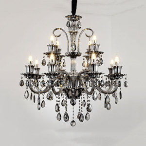 Lampadario in Cristallo Stile Europeo Moderno, Lampada a Sospensione Semplice ed Elegante per Caffè, Soggiorno e Decorazione Domestica - Product Image 5