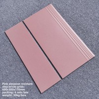 Foshan moderne porcelaine résistant à l'usure 18mm d'épaisseur mat antidérapant escalier bande de roulement carreaux de sol pour Villa cour extérieure pierre