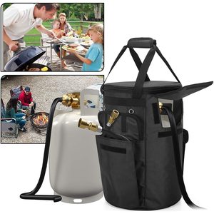 Oxford Cloth Gas Cylinder Storage <b>Bag</b> Cylindrical Portable Outdoor Travel Propane Canister Cover - Product Image 1
