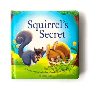 Squirrel's secret story books set for kids educational books for baby parent-children interaction board book