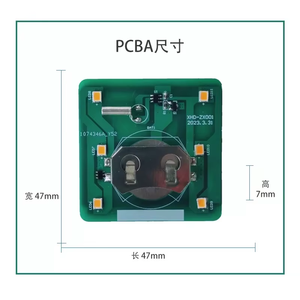 Control de Luz por Vibración Sin Contacto GanXin, Modelo PCBA GanXin, 1 oz de Cobre, Debian 10, Instalación Oculta, Sensibilidad Ajustable - Product Image 2