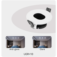 Anti-éblouissement encastré Spot boîtier réglable rondelle murale GU10 Downlight cadre projecteur luminaire