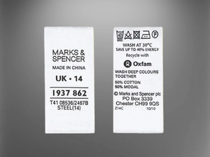 Étiquettes imprimées Tyvek de 2,5 pouces pour vêtements, les plus vendues, avec logo personnalisé - Product Image 2